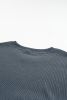 Blue Plus Mardi Gras Party Mask Sequin Patch Graphic Sweatshirt