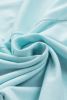 Light Blue Plain Loose Pocket Casual Tunic Long T-Shirt