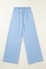 Myosotis Drawstring Elastic Waist Wide Leg Jeans