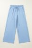 Myosotis Drawstring Elastic Waist Wide Leg Jeans