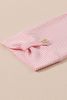 Pink Solid Color Textured Roll Tab Sleeve Shirt Shacket