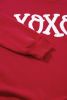 Racing Red XOXO Print Drop Sleeve Pullover Sweatshirt