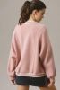 Pink Side Pockets V Neck Button Down Preppy Sweatshirt Cardigan