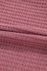 Mineral Red Solid Color Waffle Knit Cardigan