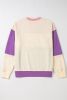 Meadow Mauve Colorblock Drop Shoulder Sweatshirt
