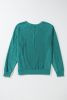 Skobeloff Notched Neck Exposed Seam Drop Shoulder Sweatshirt