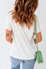 White Merry Christmas Graphic T Shirt