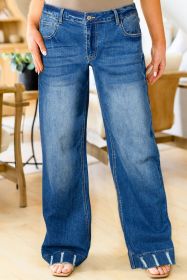 Ashleigh Blue Ripped Loose Plus Size Jeans (size: (US 22W-24W)3X)