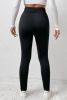 Black Fleece Lining Winter Thermal High Waist Leggings