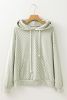 Green Checkered Kangaroo Pocket Hoodie