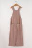 DUNE Corded Solid Adjustable Straps Wide Leg Loose Jumpsuit