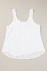 White Eyelet Embroidery Flowy Tank Top