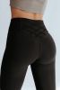 Black Criss Cross Tummy Control High Waisted Leggings