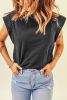 Blank T Shirt - Gray Cotton Blend Round Neck Tee Customized