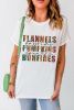 White Flannels Hayrides Pumpkins Bonfires Graphic Tee