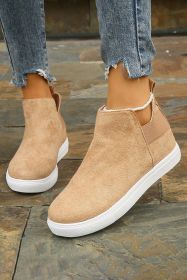 Camel High Top Slip-on Casual Sneakers (size: (US 8.5)40)