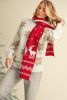 White Christmas Snowflake Pattern Tunic Sweater