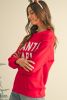 Red Glitter Santa Baby Christmas Sweatshirt