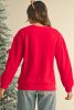 Red Glitter Santa Baby Christmas Sweatshirt