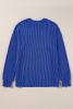 Bluing Corded GAME DAY Graphic Long Sleeve Top