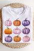 Beige Thanksgiving Pumpkin Graphic Pullover Sweatshirt