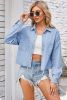 Myosotis Tie Hem Washed Denim Shirt