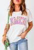 White Leopard AMEN Graphic Crewneck T Shirt