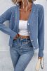 Myosotis Pearl Beaded Button Up Knit Cardigan