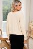 Jet Stream Plain Bowknot Knit Cropped Cardigan
