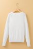 White Hello Pumpkin Graphic Sweater