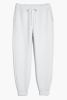 White Quilted Hoodie and Drawstring Jogger Pants Set