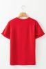 Red Nutcracker Heat Transfer Printing Graphic Crewneck T Shirt
