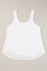 White Eyelet Embroidery Flowy Tank Top