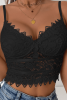 Black Lace Sexy Hollow Thin Cup Underwear Camisole