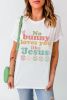 White Easter Day Slogan Eggs Graphic T Shirt