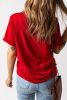 Red Nutcracker Heat Transfer Printing Graphic Crewneck T Shirt
