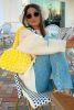 Beige Colorful Bowknot Crewneck Knit Sweater