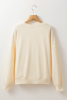 Apricot gobble gobble Pattern Drop Shoulder Sweatshirt