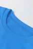 Sky Blue Plain Round Neck Loose Fit Sweatshirt
